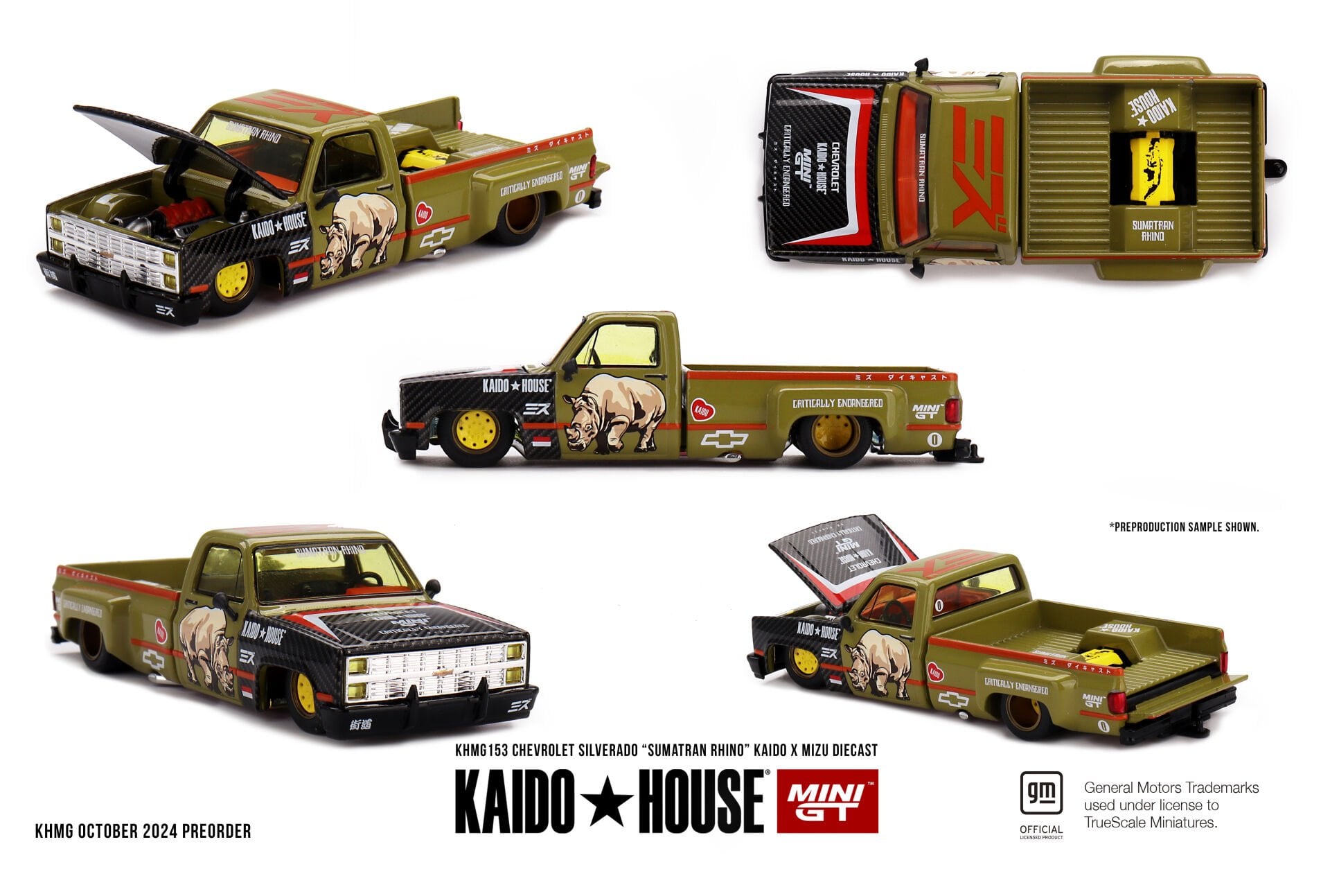 Kaido House x Mizu Diecast Chevrolet Silverado Sumatran Rhino