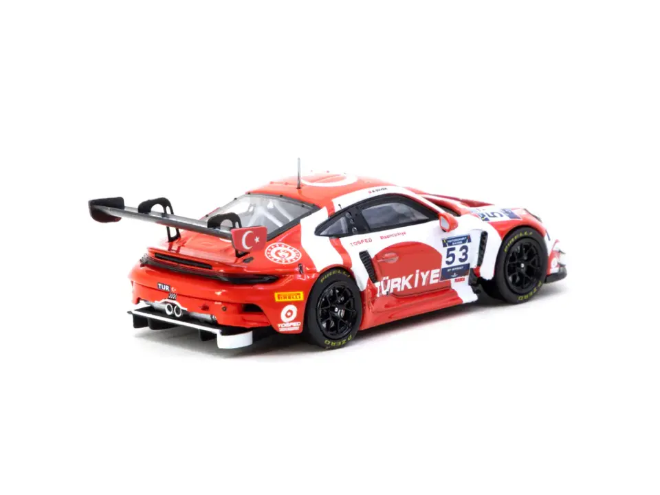 Tarmac Works X Ixo Porsche 911 GT3 R Fia Motorsport Games GT Sprint Winner 2024 Ayhancan Güven