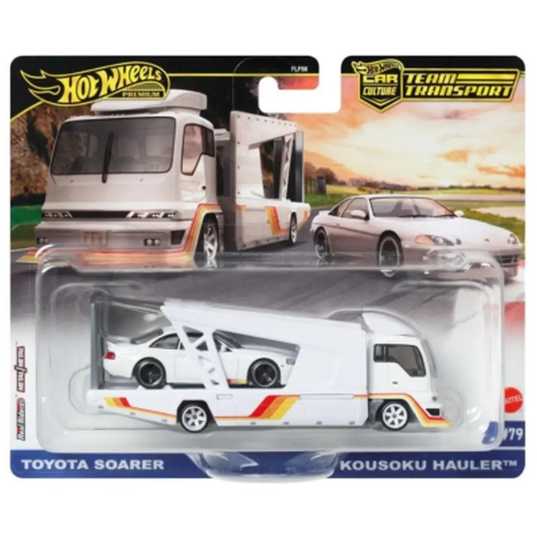 Hot Wheels Premium Team Transport Toyota Soarer w/Kousuka Hauler
