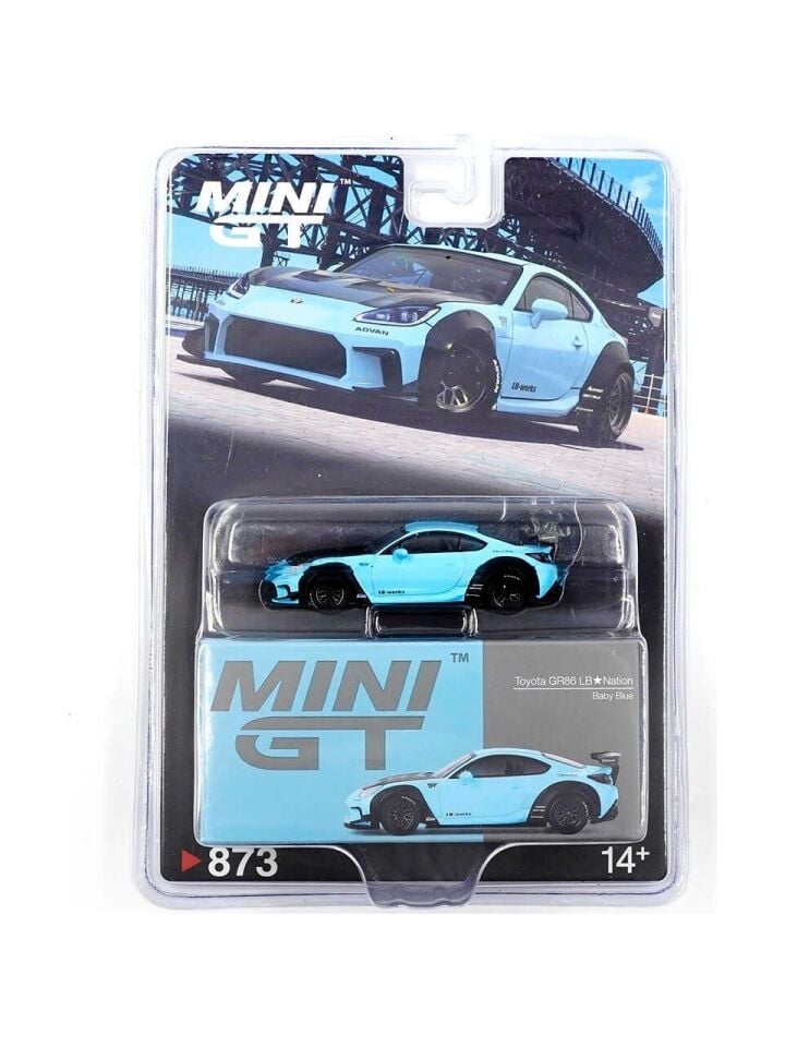 Mini GT 1/64 Toyota GR86 LB★Nation Baby Blue