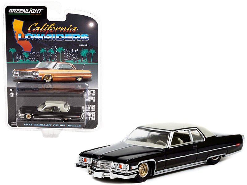 Greenlight 1/64 California Lowriders 1973 Cadillac Coupe DeVille