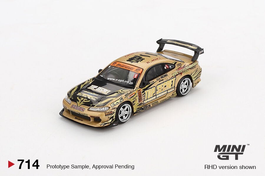 Mini GT 1/64 Nissan Silvia S15 Top Secret D1GP Blister