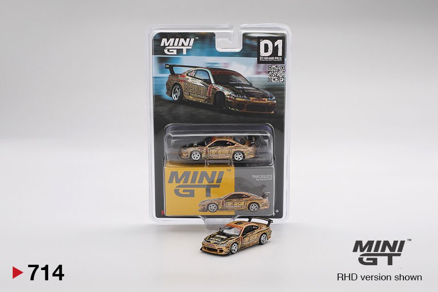 Mini GT 1/64 Nissan Silvia S15 Top Secret D1GP Blister