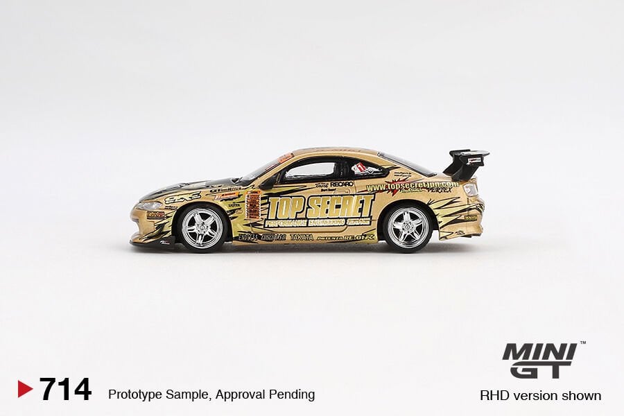 Mini GT 1/64 Nissan Silvia S15 Top Secret D1GP Blister