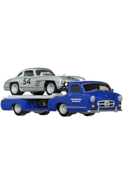 Hot Wheels Team Transport Mercedes Benz 300 SL 55 Blaues Wund