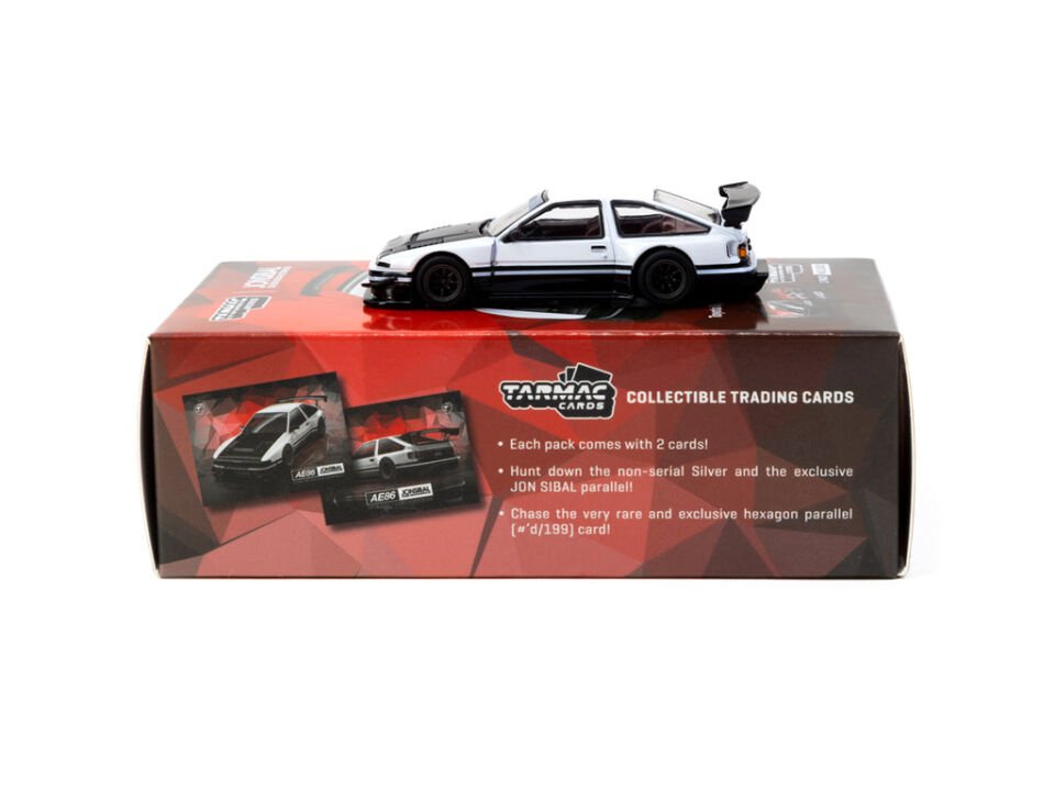 Tarmac Works 1/64 Toyota BSPrinter Trueno AE86 Widebody Black/White