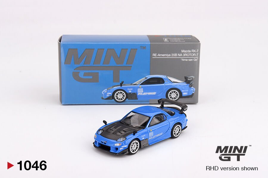 Mini GT 1/64 Mazda RX-7 RE-Amemiya 20B NA 3ROTOR-7 “Ama-san Go”