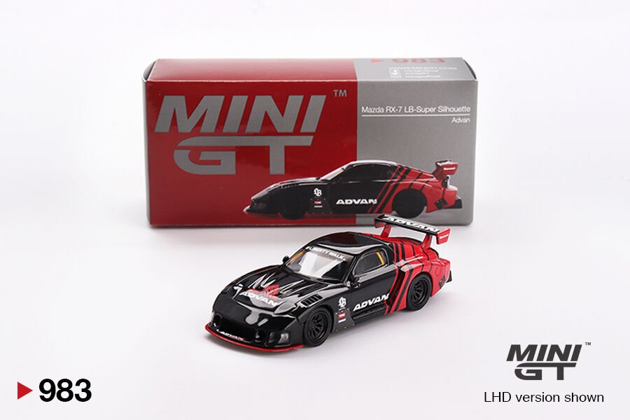 Mini GT 1/64 Mazda RX-7 LB-Super Silhouette Advan