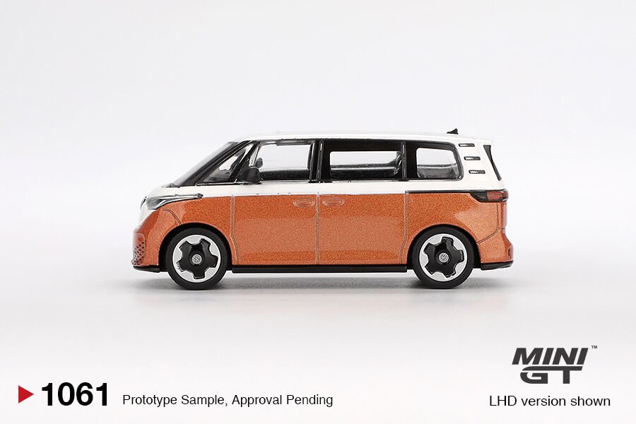 Mini GT 1/64 Volkswagen ID.Buzz Candy White / Energetic Orange
