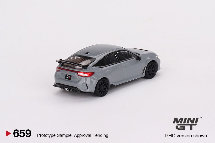 Mini GT 1/64 Honda Civic Type R Sonic Gray Pearl