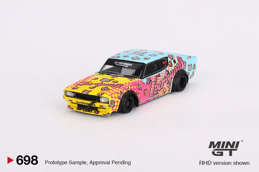 Mini GT 1/64 Nissan Skyline Kenmeri Liberty Walk LBWK KUMA