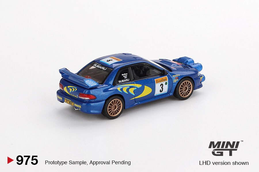 Mini GT 1/64 Subaru Impreza WRC98 1998 Rally Monte-Carlo 3rd Place #3