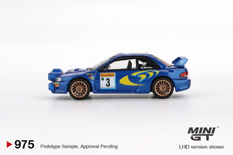 Mini GT 1/64 Subaru Impreza WRC98 1998 Rally Monte-Carlo 3rd Place #3