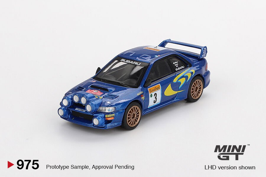 Mini GT 1/64 Subaru Impreza WRC98 1998 Rally Monte-Carlo 3rd Place #3
