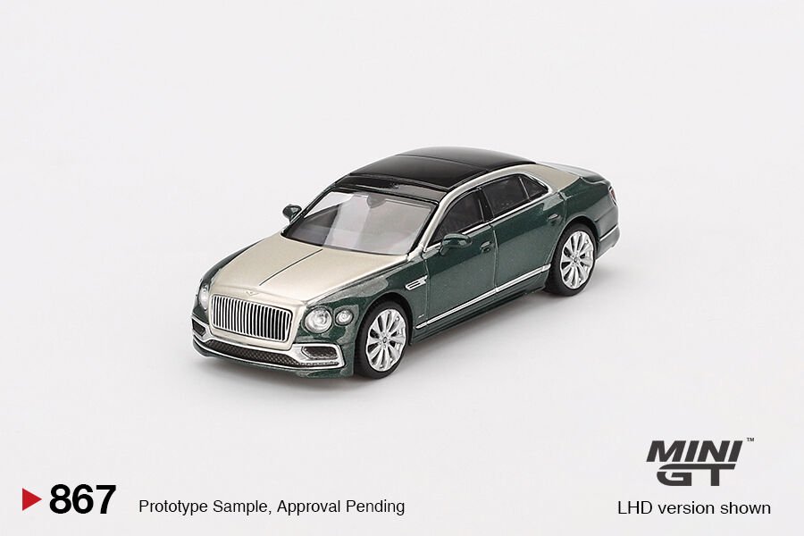Mini GT 1/64 Bentley Flying Spur White Sand Verdant (BLİSTER)
