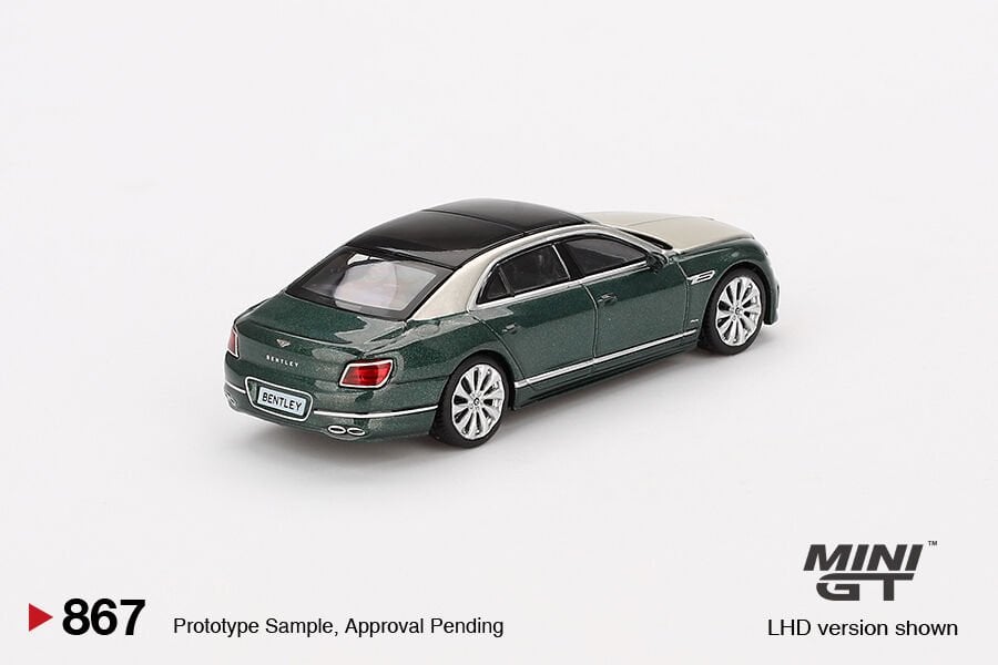 Mini GT 1/64 Bentley Flying Spur White Sand Verdant (BLİSTER)