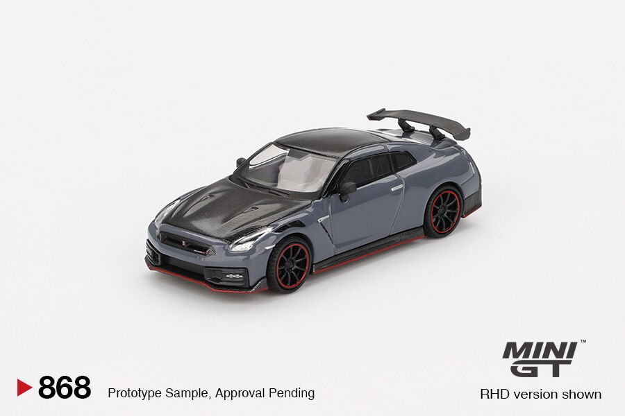Mini GT 1/64 Nissan GT-R Nismo 2024 NISMO Stealth Gray (BLİSTER)