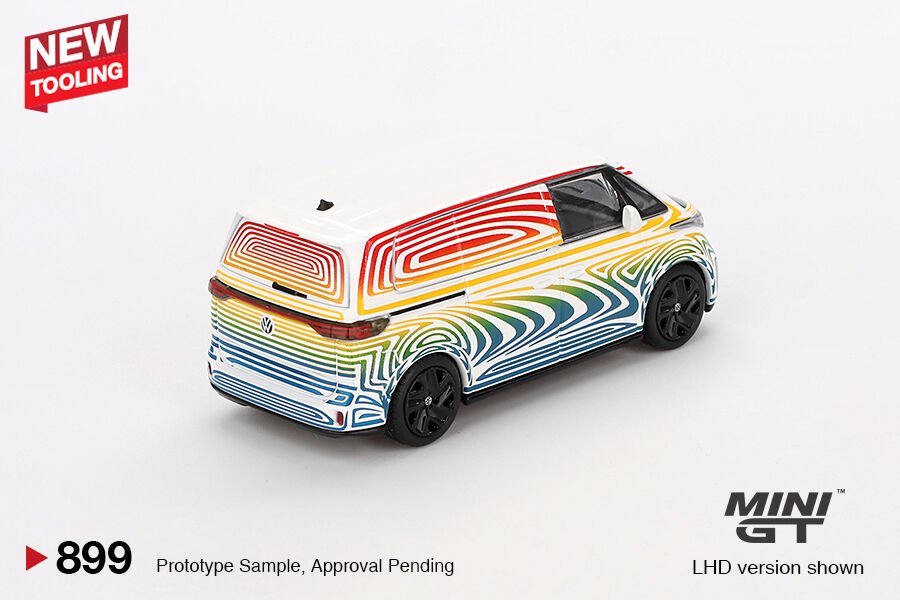 Mini GT 1/64 Volkswagen ID. Buzz Prototype ''Rainbow'' (BLİSTER)