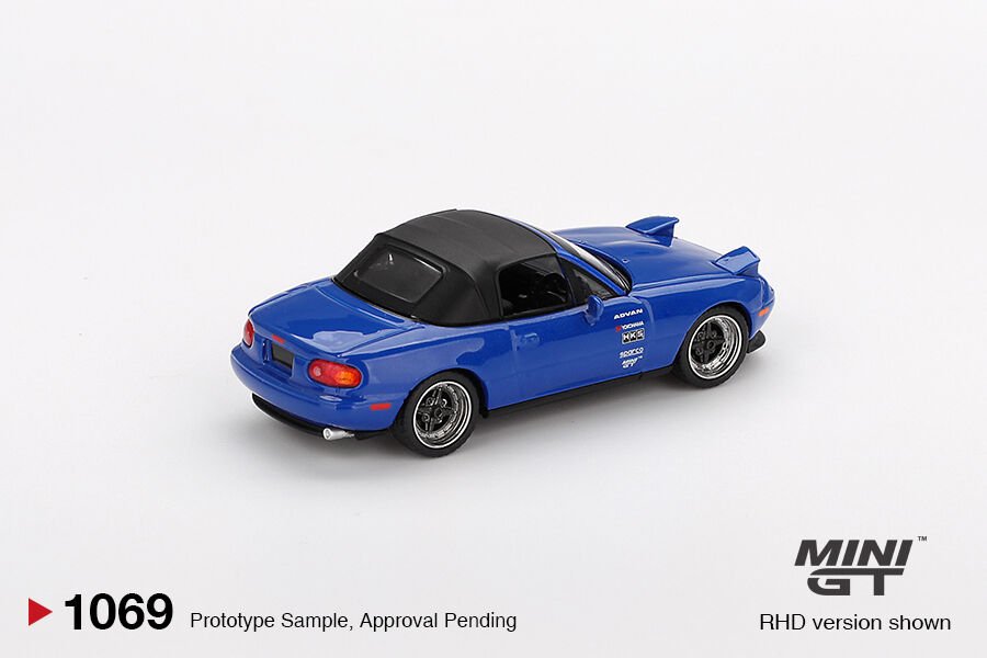 Mini GT 1/64 Mazda Miata MX-5 (NA) Tuned Version Dark Blue (BLİSTER)