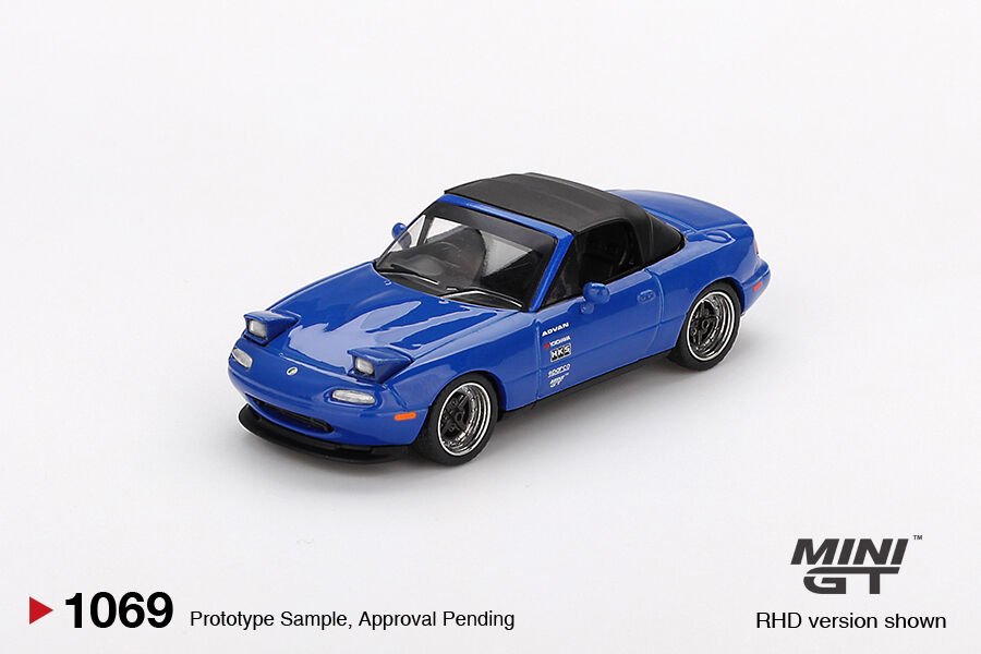 Mini GT 1/64 Mazda Miata MX-5 (NA) Tuned Version Dark Blue (BLİSTER)