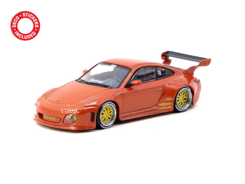 Tarmac Works 1/64 Old & New 997 Red Metallic