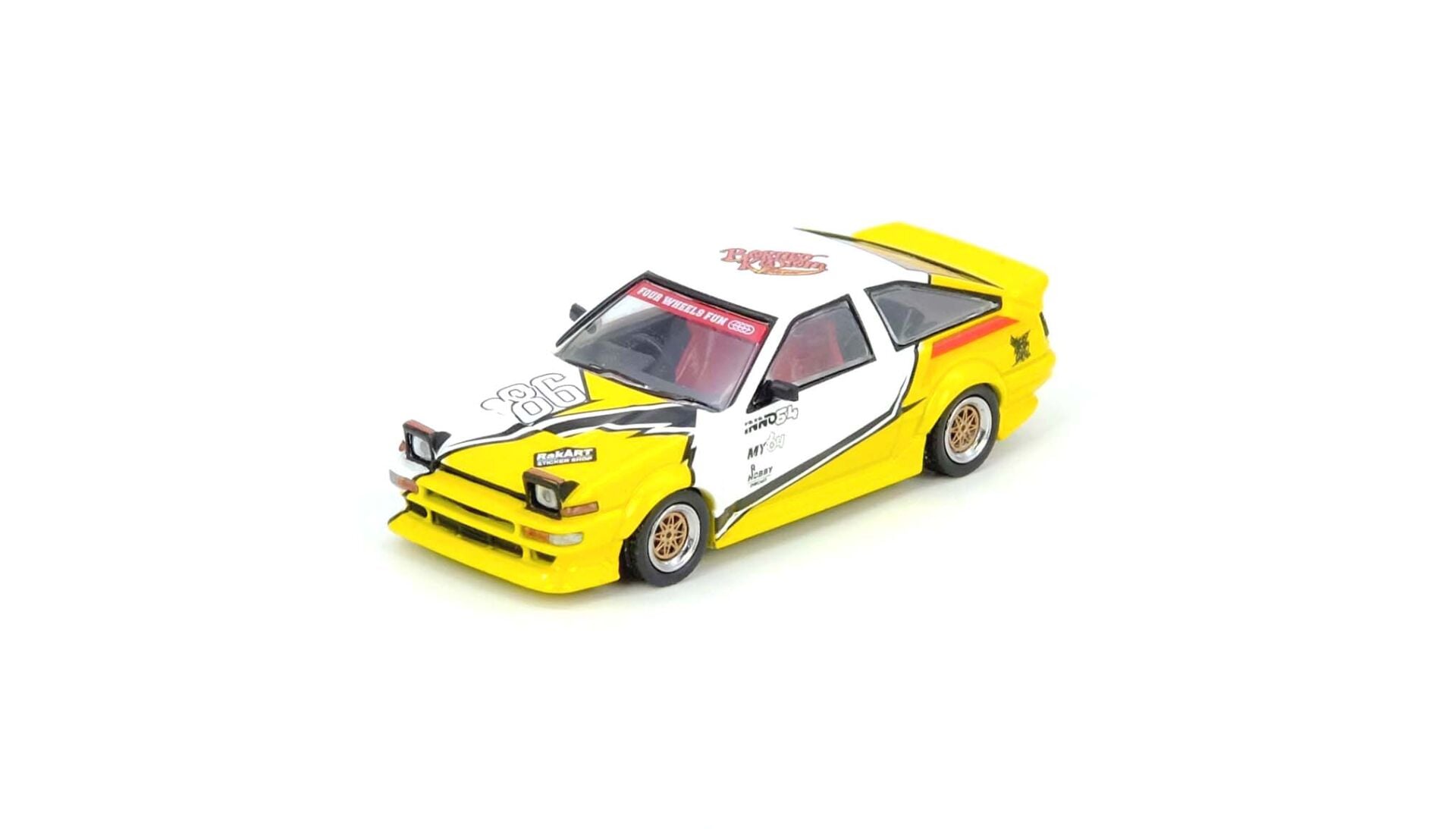 iNNO64 1/64 Toyota Sprinter Trueno (AE86) Brunel Diecast Kustom Show 2024