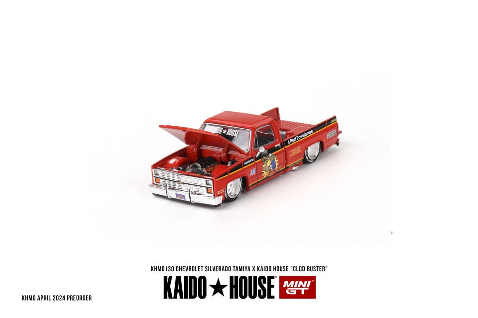 Kaido House X Mini Gt 1/64 Chevrolet Silverado TAMIYA x KAIDO HOUSE ''Clod Buster''