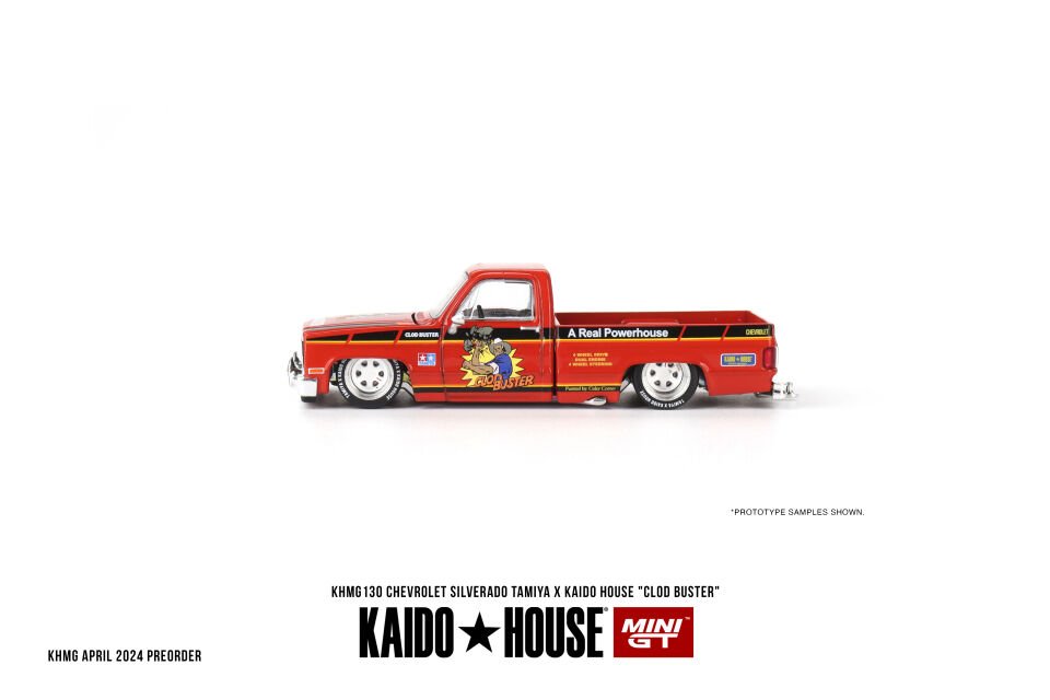 Kaido House X Mini Gt 1/64 Chevrolet Silverado TAMIYA x KAIDO HOUSE ''Clod Buster''