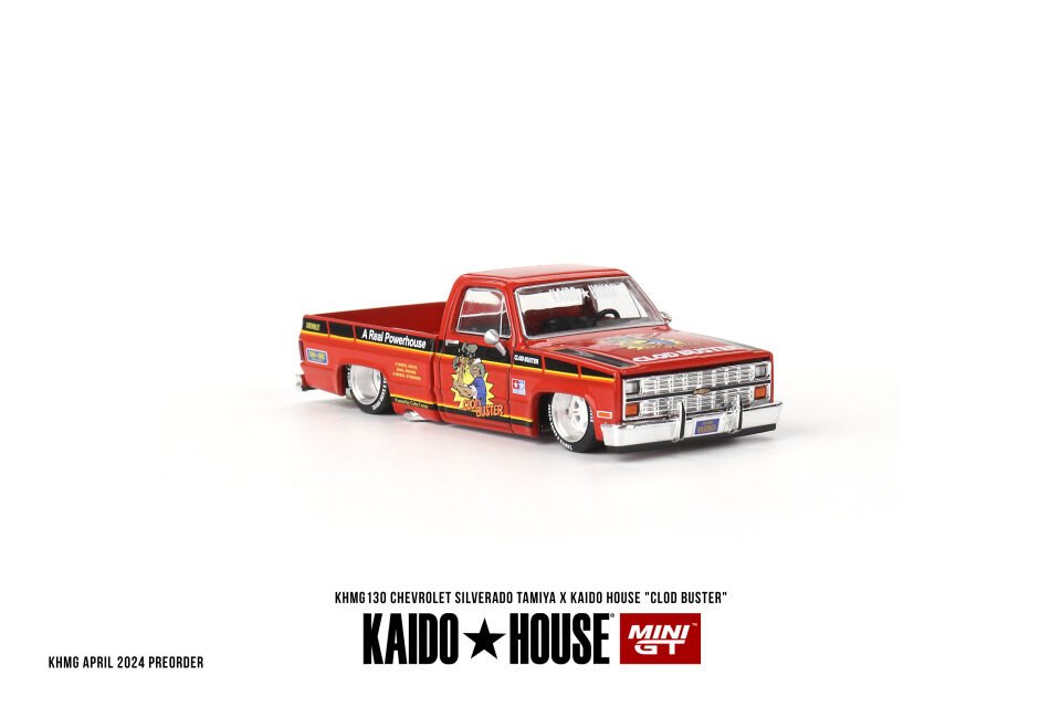Kaido House X Mini Gt 1/64 Chevrolet Silverado TAMIYA x KAIDO HOUSE ''Clod Buster''