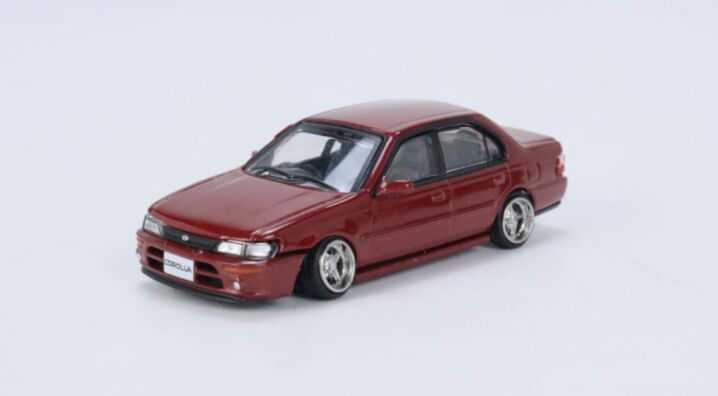 BM Creations 1/64 Toyota 1996 Corolla AE100 (Kırmızı)