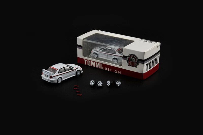 (ÖN SİPARİŞ) BM Creations 1/64 Mitsubishi Lancer EVO 6.5 Tommi Edition (Beyaz)