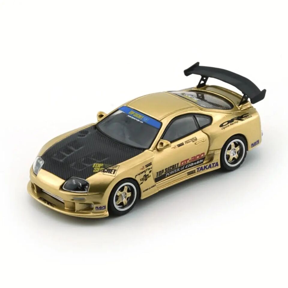 (ÖN SİPARİŞ) BM Creations 1/64 Toyota Supra Top Secret (JZA80) Gold