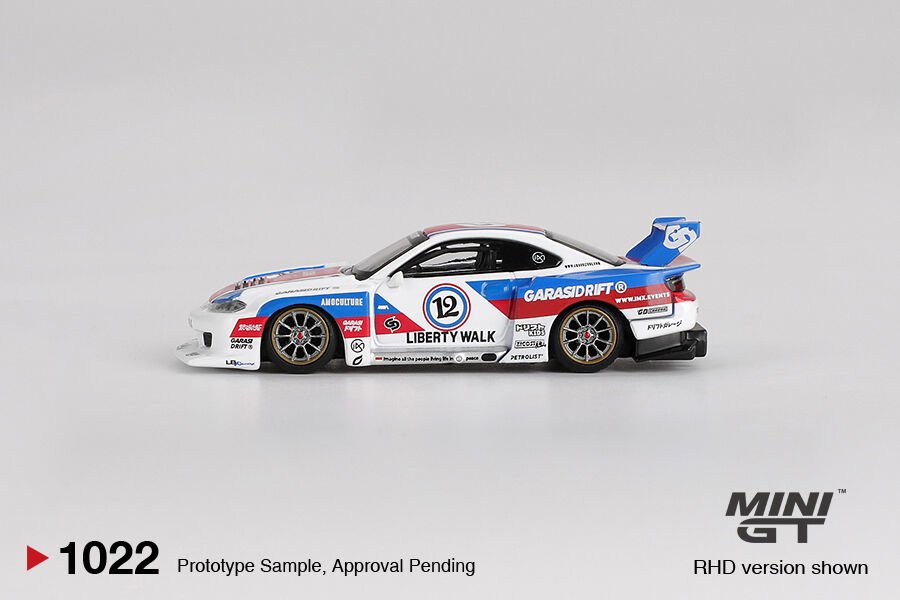 (ÖN SİPARİŞ) Mini GT 1/64 Nissan LB-Super Silhouette S15 SILVIA GARASIDRIFT x LBWK 2025(BLİSTER)
