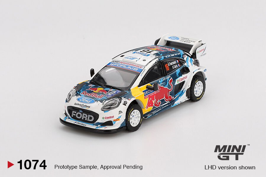 Mini GT 1/64 Ford Puma Rally1 #16 M-Sport Ford WRT 2024 Rally Finland 3rd Place(BLİSTER)