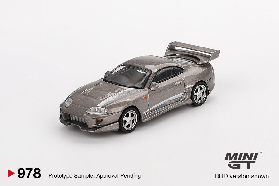 Mini GT 1/64 Toyota Supra VeilSide Combat V-II Combat Grey
