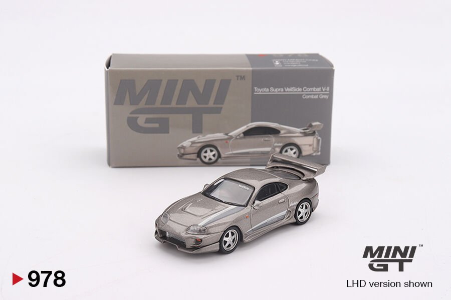 Mini GT 1/64 Toyota Supra VeilSide Combat V-II Combat Grey