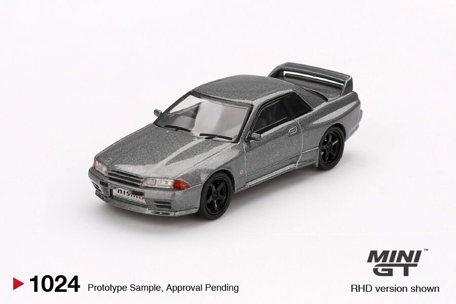 Mini GT 1/64 Nissan Skyline GT-R (NISMO BNR32 CRS Version) Dark Metal Gray (BLİSTER)
