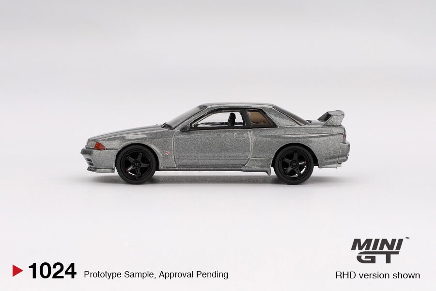 Mini GT 1/64 Nissan Skyline GT-R (NISMO BNR32 CRS Version) Dark Metal Gray (BLİSTER)