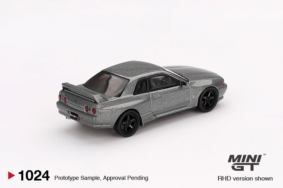 Mini GT 1/64 Nissan Skyline GT-R (NISMO BNR32 CRS Version) Dark Metal Gray (BLİSTER)