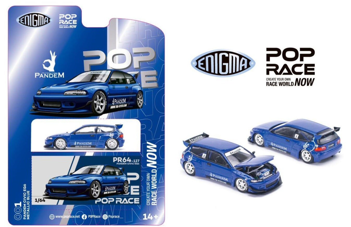 Pop Race 1/64  Pandem Civic EG6 v1.5 Enigma Exclusive