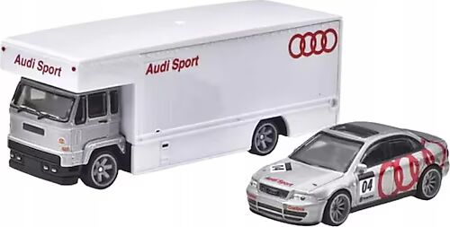 Hot Wheels Premium Team Transport Audi S4 Quattro & Fleet Flyer