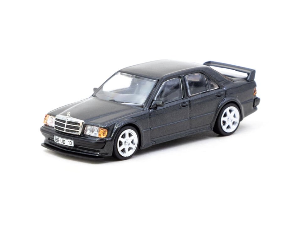 Tarmac Works 1/64 Mercedes-Benz 190 E 2.5-16 EVO 1 Blue Black Metallic