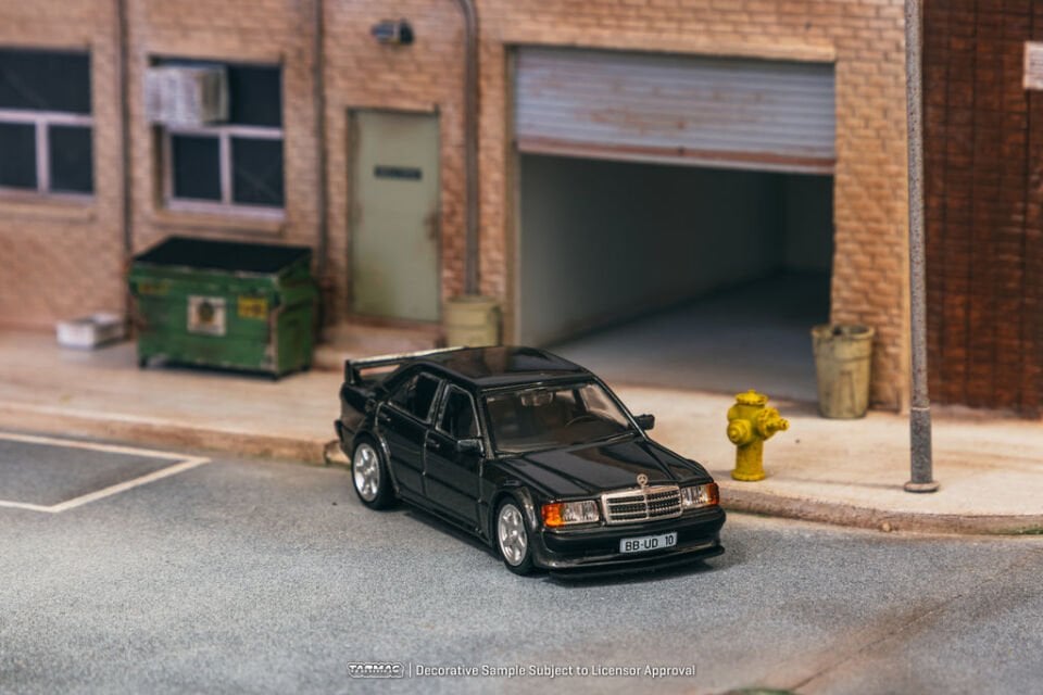 Tarmac Works 1/64 Mercedes-Benz 190 E 2.5-16 EVO 1 Blue Black Metallic