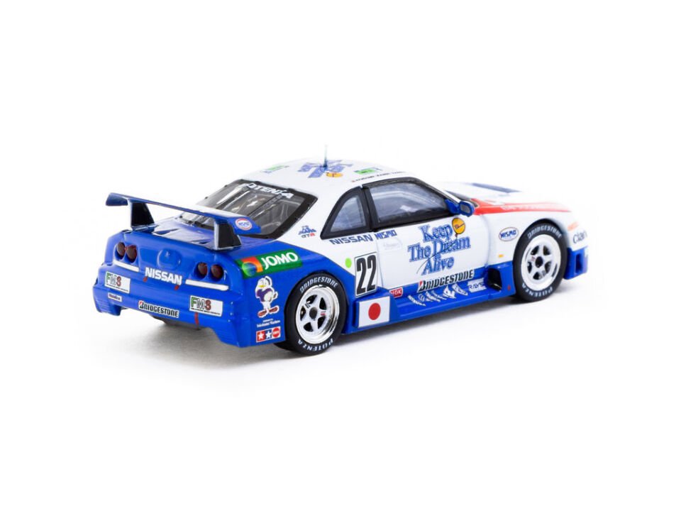 Tarmac Works 1/64 Nissan NISMO GT-R LM 24h of Le Mans 1995 #22 White/Blue