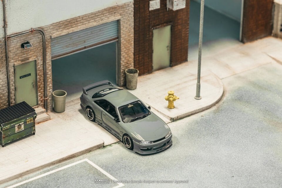 Tarmac Works 1/64 VERTEX Silvia (S 14) Grey