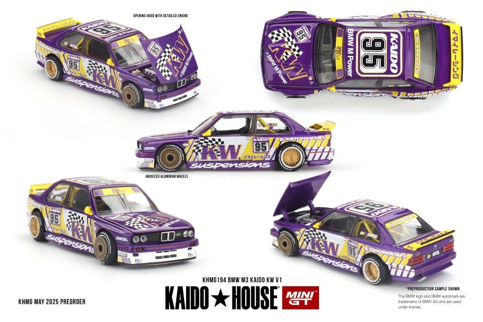 Mini GT x Kaido House BMW M3 Kaido KW V1