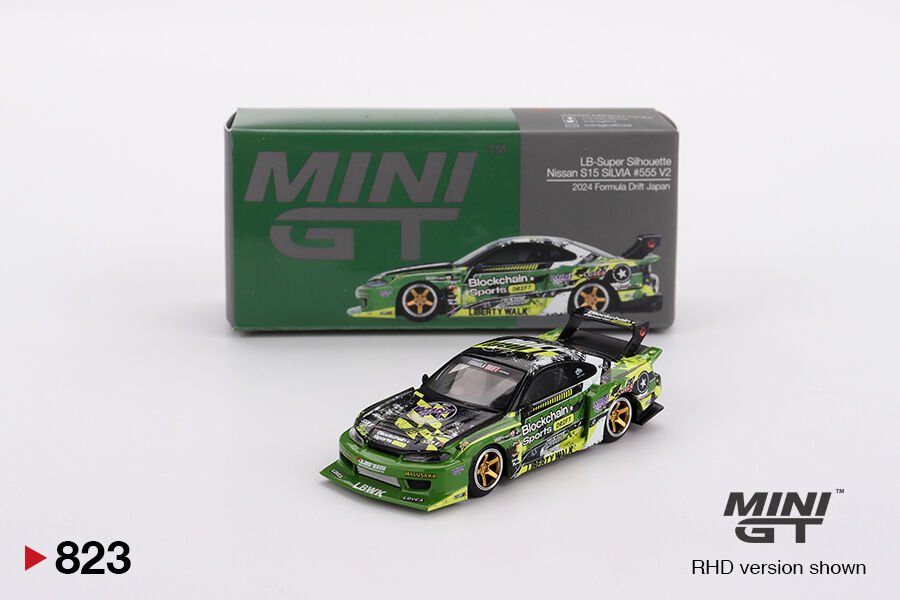Mini GT 1/64 Nissan LB-Super Silhouette S15 SILVIA V2 2024 Formula Drift Japan