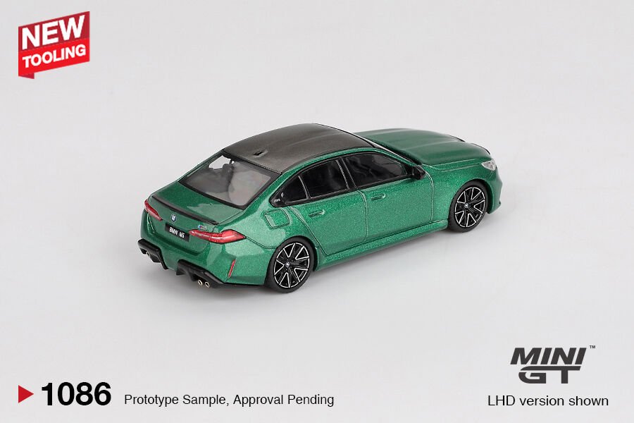 Mini GT 1/64 BMW M5 Isle of Man Green Metallic Alpay Hobi