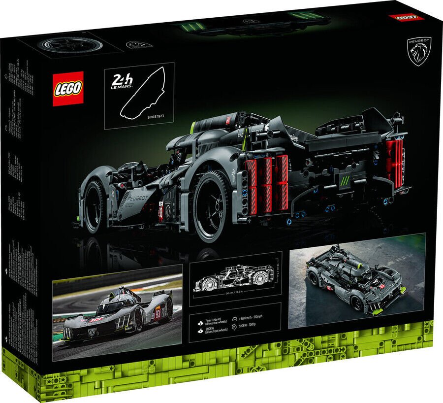 LEGO Technic PEUGEOT 9X8 24H Le Mans Hybrid Hypercar