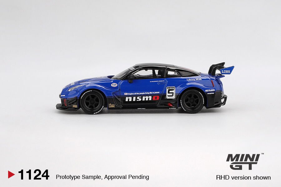 Mini GT 1/64 LB-Silhouette WORKS GT NISSAN 35GT-RR Ver.2 Blue